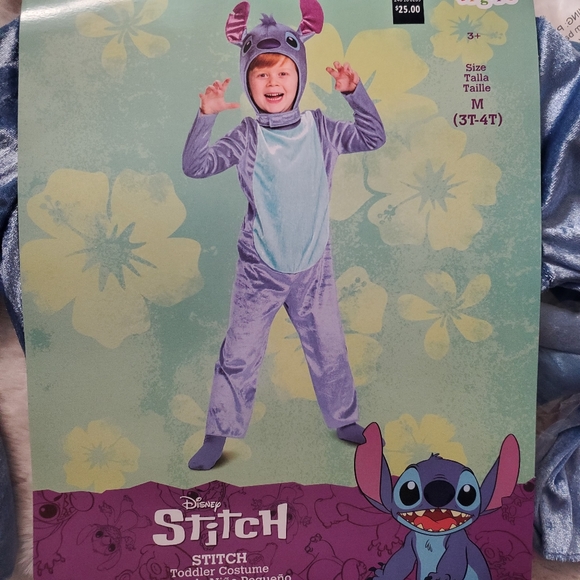 Disguise Disney STITCH Halloween Costume, Szs Child's S and M, NWT - Picture 5 of 8